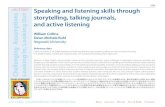 598 JALT2007 Speaking and listening skills through ... ... Collins & Ruhl: Speaking and listening skills