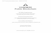 YOSEMITE Public Blockchain - YOSEMITE X - Public ... · The YOSEMITE blockchain is designed to be a smart contract based general financial platform providing the fiat-pegged stable