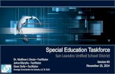 Special Education Taskforce › cms › lib07 › CA01001252 › Centri… · Special Education Program Revitalization Flow Chart & Timeline Sp.$Ed.$Taskforce$ (9Sessions) Strategic$Plan$