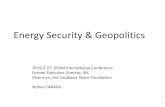 Energy Security & Geopolitics - 東京大学 · 2019-03-01 · North American Energy Independence and Middle East Oil to Asia: a new Energy Geopolitics Middle East oil export by destination