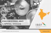 ENGINEERING AND CAPITAL GOODS - IBEF · 2019-03-13 · 3 Engineering and Capital goods For updated information, please visit EXECUTIVE SUMMARY … (1/2) Electrical equipment production