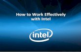 How to Work Effectively with Intel...Costa Rica Chengdu Vietnam (2010*) Penang Kulim Dalian Fab 68 (2010*) Israel Fab 28, IDPj 10 fabs operating in the United States, Ireland, and
