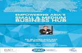 EMPOWERING ASIA’S SMALL & MEDIUM BUSINESS HUB › casl › images › stories › ... · 11.10am Session 2: Global Challenges and Opportunities for SMPs Sharing of results of the
