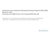 Corporate and Investment Banking Teaching Program 2015 …docenti.luiss.it/protected-uploads/973/2016/03/...Corporate and Investment Banking Teaching Program 2015-2016 March 31, 2016