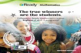 The true winners are the students - MEMSPA...Ready Mathematics for Grades K–5 received a near-perfect rating by EdReports.org, an independent nonprofit that delivers evidence-based