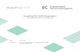 SophiaTX Whitepaper · 2018-08-13 · controlling, procurement, logistics, warehousing, manufacturing, project management, quality management, and sales and distribution. To advance