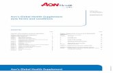 Aon’s Global Health Supplement 2015 Terms and conditions€¦ · 2015 Terms and conditions AON-15438 (V)-01. ... The emergency assistance organization appointed by Aon Hewitt which