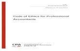 Code of Ethics for Professional Accountants€¦ · Code of Ethics for Professional Accountants (including International Independence Standards) (the "International Code”). The