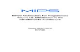 MIPS® Architecture For Programmers Volume I-B: Introduction … › downloads-mips › ... · 2018-08-21 · Document Number: MD00743 Revision 5.03 Sept. 9, 2013 MIPS® Architecture