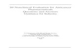 S9 Nonclinical Evaluation for Anticancer Pharmaceuticals …... · 2018-06-17 · S9 Nonclinical Evaluation for Anticancer Pharmaceuticals Questions and Answers Guidance for Industry