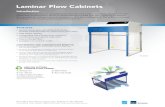Laminar Flow Cabinets - LabCentral€¦ · Laminar Flow Cabinets are designed to protect the work surface, products and materials from particulate contamination. Room air passes through