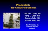 Phalloplasty for Gender Dysphoria - SMSNA · •Physiologic size and girth –(Adult penis length erect 5.2in, circumference 4.6 in) •Lower complication rate •Concomitant glansplasty