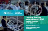 Learning, Teaching and Assessment (LTA) · Learning, Teaching and Assessment (LTA) Strategic Objectives 2019 – 2023 Section 1 Introduction (page 3-11) Section 2 LTA Strategy Themes