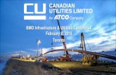 BMO Infrastructure & Utilities Conference February 8, 2018 ... · bmo infrastructure & utilities conference february 2018 72 75 78 81 84 87 90 93 96 99 02 05 08 11 14 17 * On October