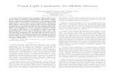 Visual Light Landmarks for Mobile Devicesagr/resources/... · free. Second, since most mobile devices no longer have high-speed optical sensors (like IR receivers), we would like