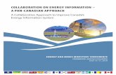 Collaboration on Energy Information A Pan-Canadian Approach › sites › › files... · Collaboration on Energy Information – a Pan-Canadian Approach. reflects the understanding