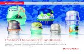 Pr otein Research Handbook - Thermo Fisher Scientificresource.thermofisher.com/.../Protein-handbook.pdf · Pr otein Research Handbook ... many downstream applications, as well as
