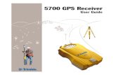 5700 GPS Receiver User Guide - Welcome to Geodesy · 4 5700 GPS Receiver User Guide Operation 1.1 Introduction This chapter introduces the 5700 receiver, which is designed for GPS