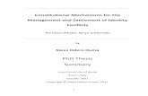 PhD Thesis Summary - Luiss Guido Carli › 997 › 2 › 20110621-odero-ouma-summary-eng.… · This thesis has examined the following constitutional mechanisms for ethnic conflict