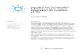 Analysis of Per/Polyfluoroalkyl Substances in Water Using ... · Analysis of Per/Polyfluoroalkyl Substances in Water Using an Agilent 6470 Triple Quadrupole LC/MS Application Note