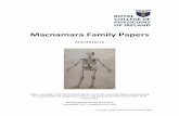 Macnamara Family Papers - Amazon Web Services...Macnamara Family Papers 12 MFP/5/2 Medical history and biographical writing Series 1952-2000s Extent: 15 files and items Creator: Macnamara,