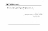 Handbook - Institute of Coaching · Handbook Principles and Guidelines for a Successful Coaching Partnership ... a qualified and trusted coach uses various coaching methods and feedback