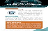 IDENTIFY YOUR MAJOR GIFT PROSPECTS · RMI wanted to identify major gift prospects from known individuals in their Salesforce database to build major gift portfolios, ﬁnding $25,000+