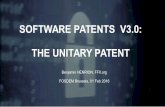 SOFTWARE PATENTS V3.0: THE UNITARY PATENT ... › 2016 › schedule › event › europe...'European' law on software patents 1. European Patent Convention of 1973 (revised in 2000)