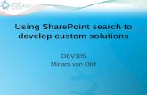 Using SharePoint search to develop custom solutionssharepointchick.com/presentations/UsingSharePoint... · Agenda Improvements in SharePoint 2010 Search Customise Search using the