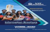 Information Brochure - VIT › files › VITEEE-2020-InformationBrochure.pdf · The Prospectus and the information brochure for the B.Tech programme, along with the necessary enclosures