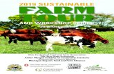2019 SUSTAINABLE - Ohio Ecological Food and Farm ... › ... › uploads › 2019 › 04 › 2019-farm-tour-broch… · 2019 SUSTAINABLE FARM TOUR AND WORKSHOP SERIES Friday, July