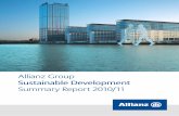 Allianz Group · in a holistic manner to the benefit of society as a whole. Our approach to sustainable development combines long-term economic value creation with a holistic ap-proach