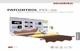 PATCONTROL PCS-20 · 3 Clearly arranged presentation of the distortion characteristic 3 Menu-controlled service settings 3 Freely scalable trend dia- ... lace and raschel curtain