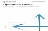 Operation Guide - Kyocera · Thank you for purchasing this machine. This Operation Guide is intended to help you operate the machine correctly, perform routine maintenance, and take