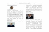 th Annual Academy of Innovation and Entrepreneurship ... · 8th Annual Academy of Innovation and Entrepreneurship Conference Participant Biographies Andrew Agyei-Holmes The World