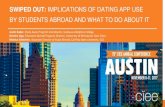 SWIPED OUT: IMPLICATIONS OF DATING APP USE â€؛ downloads... SWIPED OUT: IMPLICATIONS OF DATING APP USE