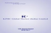 KJMC Global Market (India) Limited€¦ · Global Market (India) Limited will be held on Saturday, 24th September, 2011 at 4.15 P.M. at S. K. Somani Memorial Hall, Hindi Vidya Bhawan,