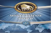 2019 Missile Defense Review - World in War › ... › 01 › 2019-MISSILE-DEFENSE-REVIEW-1.pdf · 2019-01-18 · The Middle East – Gulf ... This 2019 Missile Defense Review (MDR)