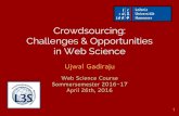 Crowdsourcing: Challenges & Opportunities in Web Science€¦ · Crowdsourcing." Human computation (2011). Understanding Malicious Behavior in Crowdsourcing Platforms: The Case of