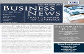 SEPTEMBER 2013 - Tracy Chamber of Commerce · Professional Services 7 Vol. 13, Issue 9 SEPTEMBER 2013 Mixer, September 26th Tracy Golf & Country Club 35200 S. Chrisman Rd. 5PM-7PM