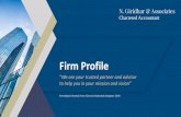 Firm Profile - Giridhar & Associates. Giridhar Associates.pdf · CA Pranay Mehta Headed Risk Advisory services for Deloitte Gujarat before starting his own professional service firm