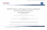 ANOPP2 Status and Progress Toward Integrated Acoustic ...ANOPP2 Status and Progress Toward Integrated Acoustic Sensitivity Analysis and Optimization Leonard V. Lopes 1 NASA’s nd2
