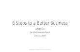 6 Steps to a Better Business - PSNC Main sitepsnc.org.uk/leicestershire-and-rutland-lpc/wp-content/... · 2016-12-12 · 6 Steps to a Better Business Zahid Khan Certified Business