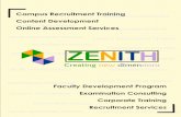 Zenith Brouhre -Final · 2018-03-28 · ZENITH Consultants We are the leading Campus Recruitment Training (CRT) organization in North India. Since 2008, we have trained over 75,000