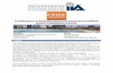 Certification in Risk Management Assurance … › download › CRMA TRAINING 2018...Risk Management Assurance (CRMA) Exam Preparation Course in June 2018. Internal and external auditors