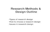 Research Methods & Design Outline - Alhenshiri of research designs.pdf · Types of Research Design • Correlational Study • Explores or tests relations between variables • “Rules