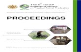 International Seminar on Tropical Animal Production 6th ISTAP_223.pdf · International Seminar on Tropical Animal Production “Integrated Approach in Developing Sustainable Tropical