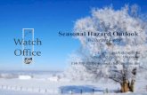 Seasonal Hazard Outlook - Constant Contactfiles.constantcontact.com/d3c8549b001/5b2a0a22-563e-42c6-a00e-… · Weather Forecast Temperature Outlook for December 2016- February 2017