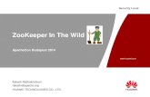 ZooKeeper In The Wild · 2017-12-14 · ZooKeeper Architecture distributed over a set of machines and replicated . all servers store a copy of the data (in memory as well as local