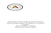 Australia-China-Papua New Guinea Pilot Cooperation on ... · Australia China PNG Pilot Cooperation on Malaria Control Project Six Monthly Report January to June 2019 Page 6 OR were